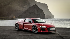 Audi R8 V10 performance RWD, 2021, 4K wallpaper