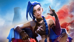 PUBG MOBILE, Jinx, Arcane: League of Legends, 4K wallpaper