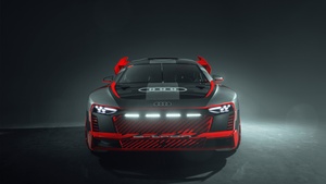 Audi S1 e-tron quattro Hoonitron, Sports cars, Grey, 4K wallpaper