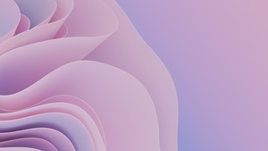 3D Render, Waves, Girly, Pink abstract, Aesthetic, Pattern, 4K wallpaper