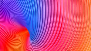 3D Render, Spiral, Digital render, Colourful, Pattern, 4K wallpaper