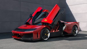 Ferrari F80, 2025, Supercars, Red cars, 4K wallpaper