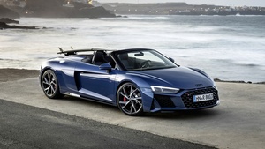 Audi R8 Spyder V10 performance RWD, 2021, 4K wallpaper