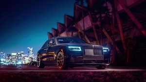 Rolls-Royce Ghost Black Badge, 2022, 4K wallpaper