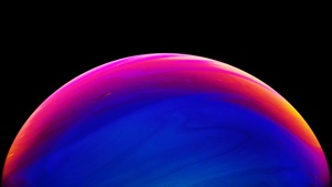 Soap Bubble, Macro, Colorful, Black background, 4K wallpaper