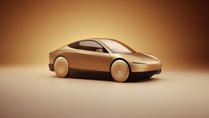 , 2024, Golden background, 4K wallpaper