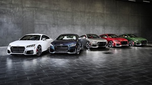 Audi TT RS Coupé, 2022, Heritage Edition, 4K wallpaper