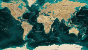 World map, Geographic, 4K wallpaper