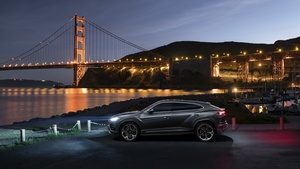 Lamborghini Urus, Golden Gate Bridge, Anniversary, 2021, 4K wallpaper