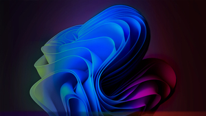 Windows 11, Stock, Colorful, Gradient background, Aesthetic, Ambient lighting, Dark background, Dark aesthetic, 4K wallpaper