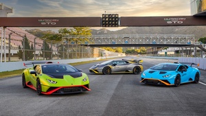 Lamborghini Huracán STO, 2021, Race track, 4K wallpaper