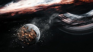 Black hole, Cosmic phenomena, Astronomy, Galaxy, Destruction, Extinction, 4K wallpaper