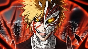 Ichigo Kurosaki, Artwork, Bleach, Hollow Mask, 4K wallpaper