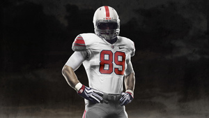 American football player, Jersey, Dark background, NFL, Uniform, 4K wallpaper
