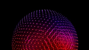 Epcot, Spaceship Earth, Walt Disney World Resort, Theme Park, Night time, Black background, Modern architecture, 4K wallpaper