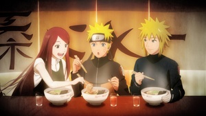 Naruto, Family, Naruto Uzumaki, Minato Namikaze, Kushina Uzumaki, 4K wallpaper