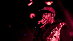 Travis Scott, American rapper, Live concert, 4K wallpaper