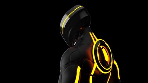 Tron: Ascension, Black background, Concept Art, Tron 3, 4K wallpaper