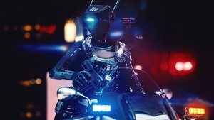 Police, Robot, Cyberpunk, Cop, Concept Art, 4K wallpaper