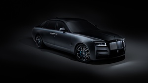 Rolls-Royce Ghost Black Badge, 2021, Dark background, 4K wallpaper
