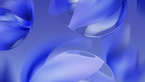 Google Pixel 9a, Geometric, Blue aesthetic, Stock, Macro, Modern art, Contemporary, Bubbles, Marbles, 4K wallpaper