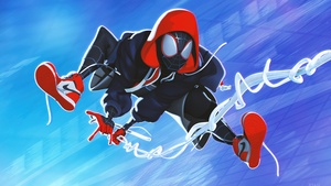 Miles Morales, Spider-Man: Into the Spider-Verse, Digital Art, Marvel Comics, Marvel Superheroes, Spiderman, 4K wallpaper