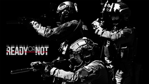 Ready or Not, Black background, SWAT, Video Game, 4K wallpaper