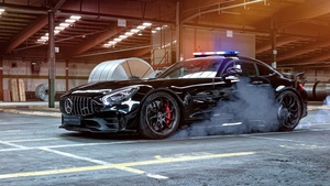 Mercedes-Benz AMG GT Roadster, Black cars, Edo Competition, 4K wallpaper