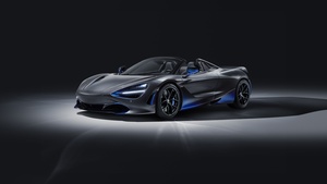McLaren 720S Spider, McLaren Special Operations, Dark background, 4K wallpaper
