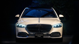 Mercedes-Maybach S-Class, Dark background, 4K wallpaper