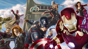 Avengers, Digital Art, Captain America, Black Widow, Iron Man, Marvel Comics, Hulk, Thor, Hawkeye, Vision, Age of Ultron, 4K wallpaper
