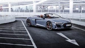 Audi R8 Spyder V10 performance RWD, 2021, 4K wallpaper