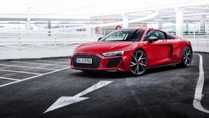 Audi R8 V10 performance RWD, 2021, 4K wallpaper