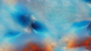 Desert, Blue, Waves, Retina, Sand Dunes, Aerial view, 4K wallpaper