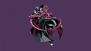 Kazuya Mishima, Artwork, Purple background, Tekken, 4K wallpaper