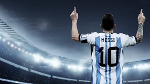 Lionel Messi, World Cup, TV show, Argentine footballer, 4K wallpaper