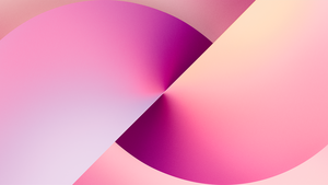 iPhone 13, Pink aesthetic, Stock, iOS 15, Gradient background, iPhone 13 Pro Max, Pink background, 4K wallpaper