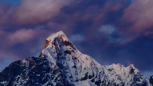 Mount Siguniang, Aesthetic, Mi Pad 5 Pro, Qionglai Mountains, Evening, Dusk, Peak, Stock, 4K wallpaper