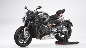 MV Agusta Brutale 1000RS, Sports bikes, 2021, White background, 4K wallpaper