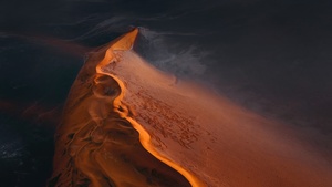 Desert, Mi Pad 5 Pro, Sand Dunes, Aerial view, Drone photo, Sunset, Evening, Stock, 4K wallpaper