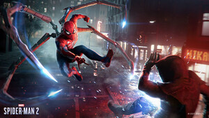 Marvels Spider-Man 2, Official, 2023 Games, PlayStation 5, Marvel Superheroes, Marvel Comics, Spiderman, 4K wallpaper