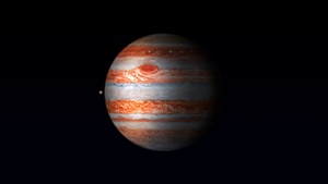 Jupiter, iPad Pro, Planet, Black background, HDR, Retina, iOS, 4K wallpaper