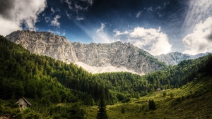 Landscape, Carinthia, Austria, Mountains, Forest, HDR, 4K wallpaper