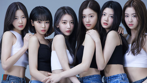Le Sserafim, Korean singers, K-pop singers, Kim Chaewon, Sakura Miyawaki, Huh Yunjin, Kazuha, Hong Eunchae, Girl group, 4K wallpaper