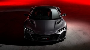 Honda NSX Type S, Hybrid Supercar, Sports cars, 2022, Black Edition, Black cars, 4K wallpaper