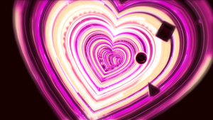 Love heart, 3D background, Pink, Illusio, 4K wallpaper