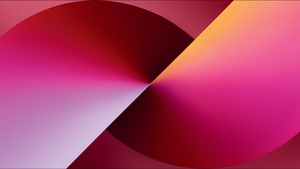 iPhone 13, Red aesthetic, Stock, iOS 15, Gradient background, iPhone 13 Pro Max, Red background, 4K wallpaper