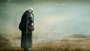 Gas mask, Woman, Mist, Wasteland, Toxic, Future, 4K wallpaper