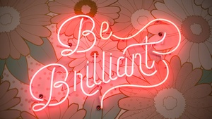 Neon light, Floral, Signage, Pink light, Girly backgrounds, 4K wallpaper
