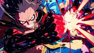 Monkey D. Luffy, One Piece, AI art, 4K wallpaper